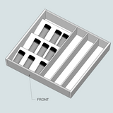 Spice Rack With or Without Adj. Spaces